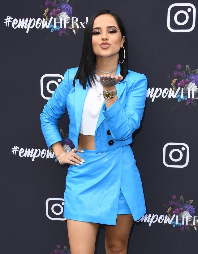 Becky G at Instagram's GRAMMY Luncheon