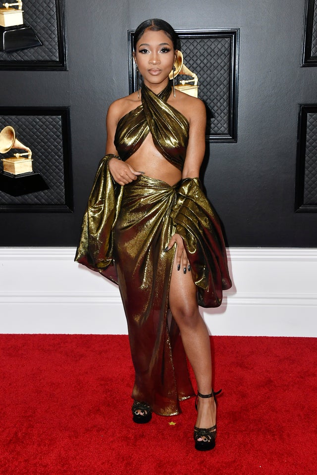 Nija Charles at 2020 grammys