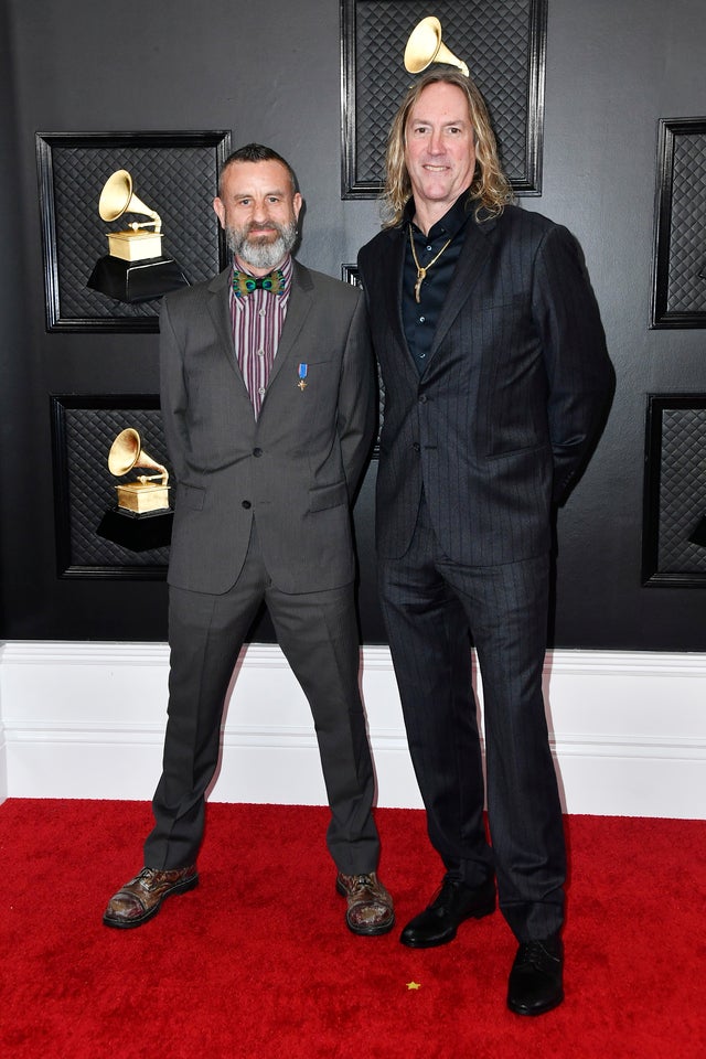 Justin Chancellor and Danny Carey of Tool at 2020 grammys