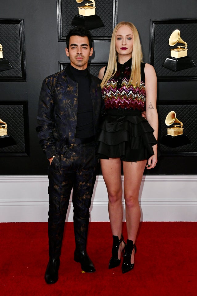 Joe Jonas and Sophie Turner at 2020 grammys