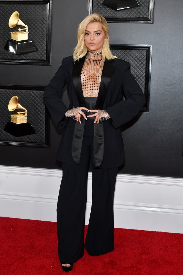 Bebe Rexha at 2020 grammys