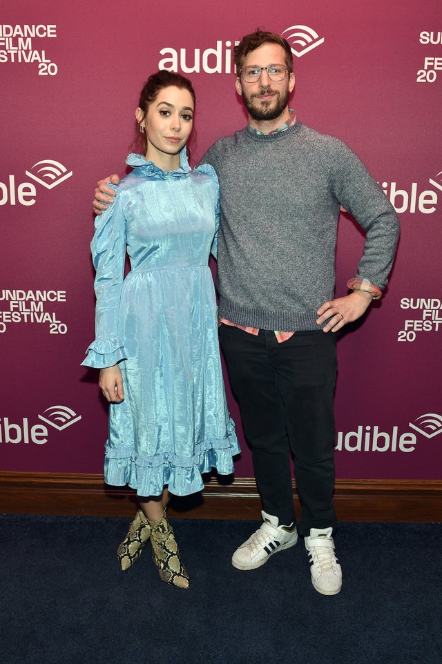 Cristin Milioti and Andy Samberg at sundance