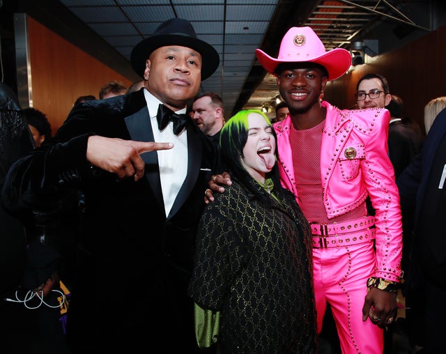 LL Cool J, Billie Eilish and Lil Nas X at grammys