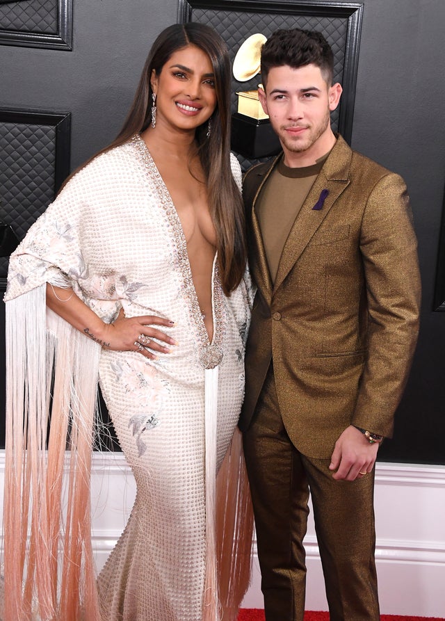 Priyanka Chopra and Nick Jonas at grammys 2020