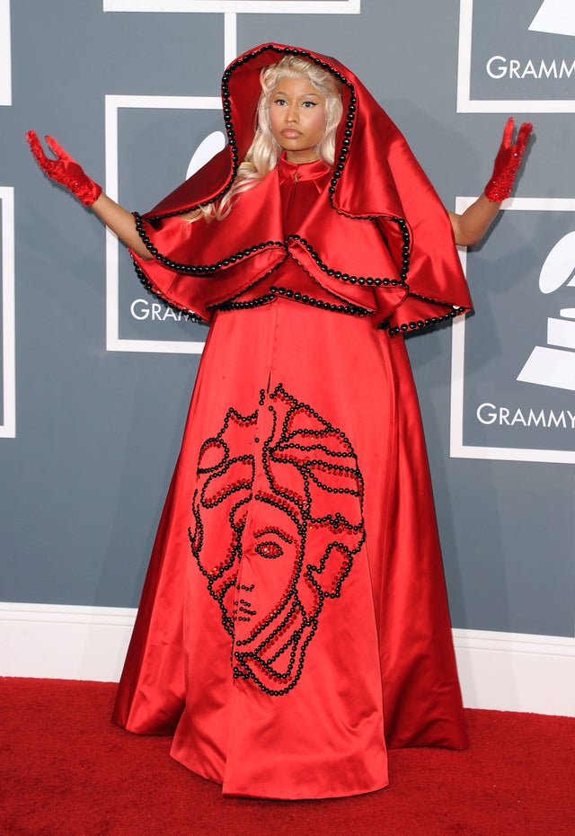 nicki minaj at 2012 grammys