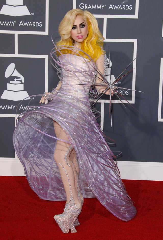 Lady Gaga at the 52nd Annual GRAMMY Awards