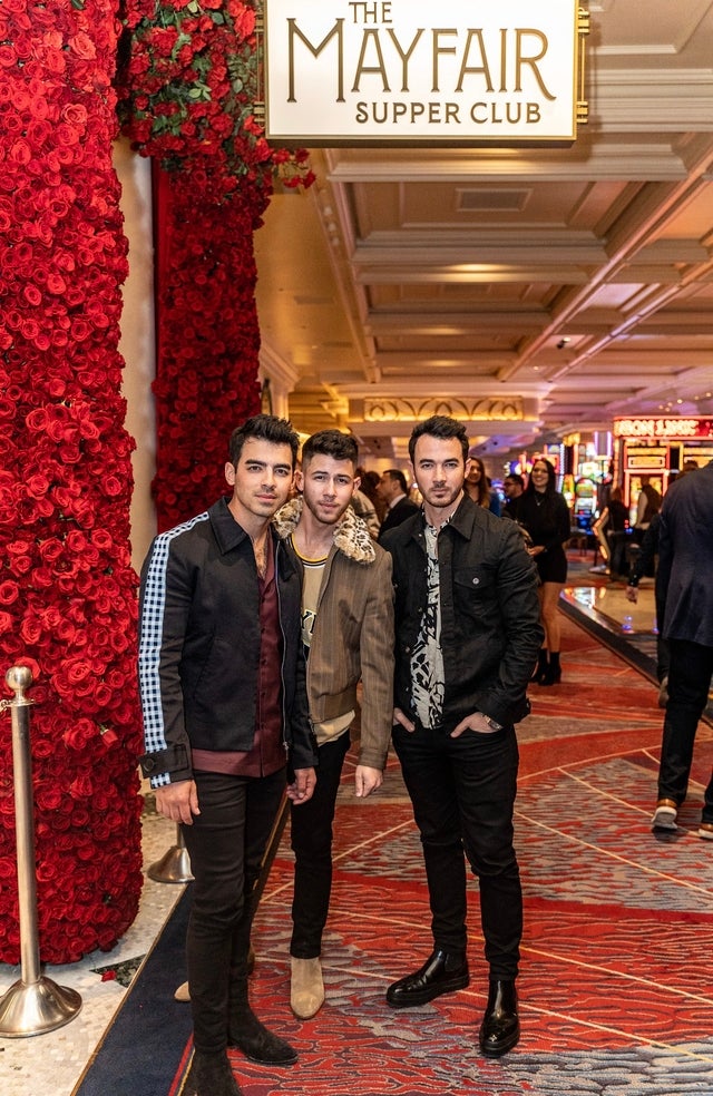 jonas brothers at the mayfair in vegas