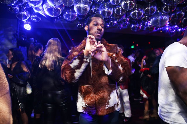 Leon Bridges at grammy party