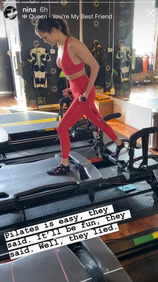 Celebs Can't Stop Working on Their Fitness in Bold Athleisure Wear ...