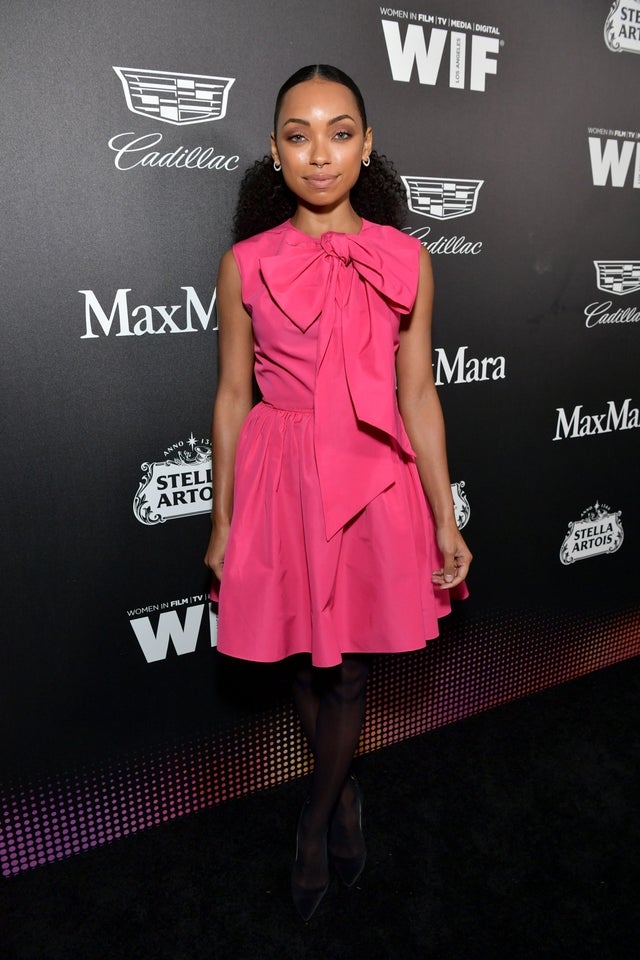 Logan Browning at the 13th annual Women In Film Female Oscar Nominees party