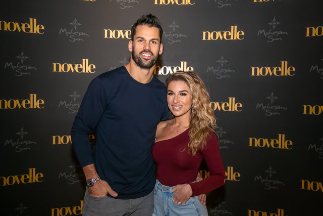 Eric Decker and Jessie James Decker at mohegan sun