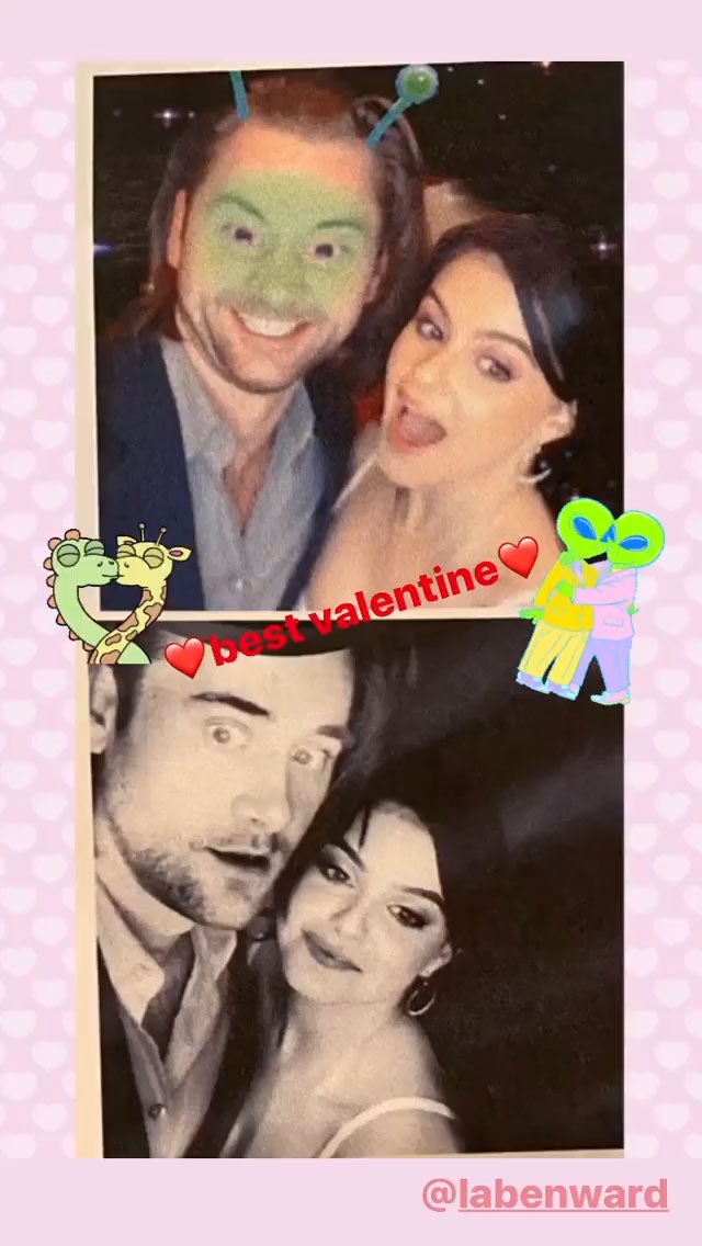 ariel winter and boyfriend v-day