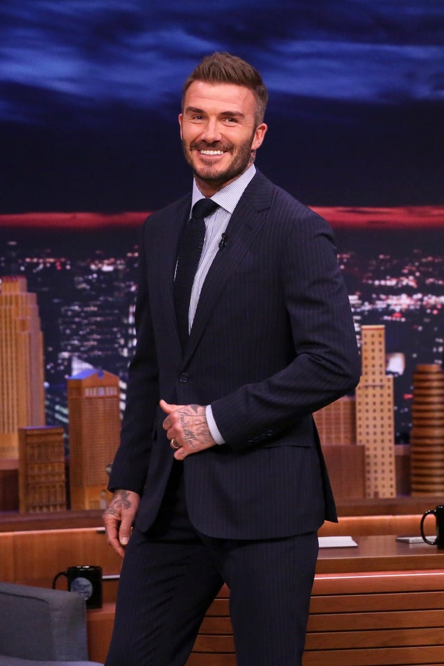 David Beckham on tonight show