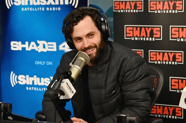 penn badgley at sway in the morning