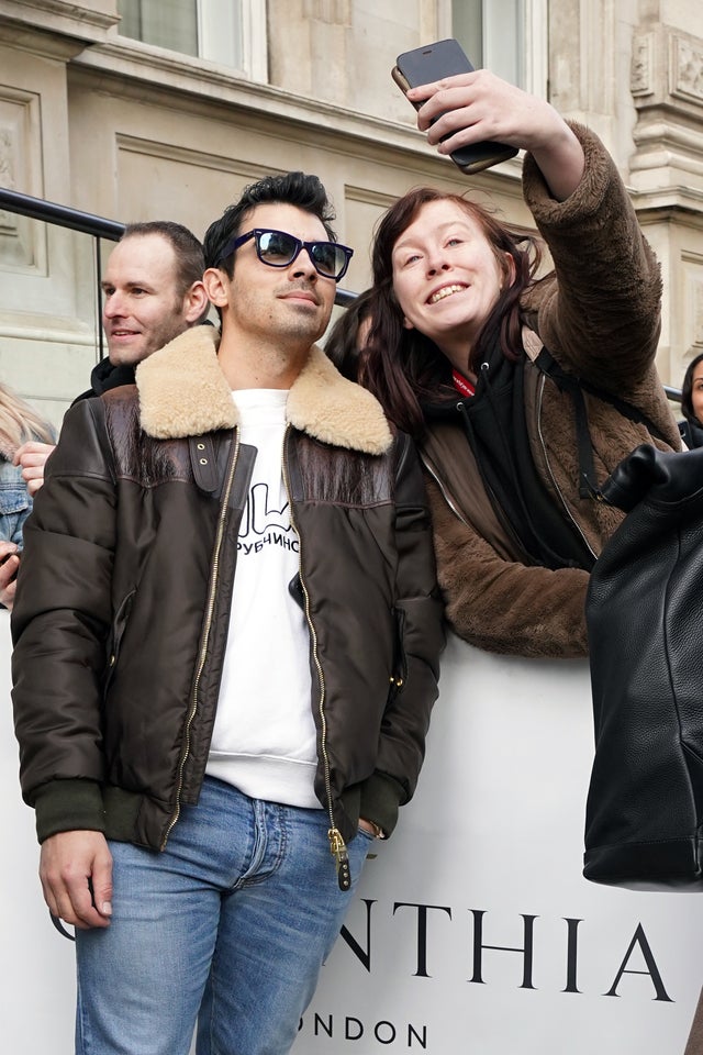 Joe Jonas leaving The Corinthia Hotel in london 