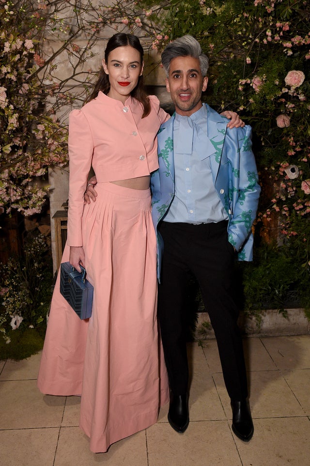 Alexa Chung and Tan France at Netflix and Net-a-Porter Next in Fashion event