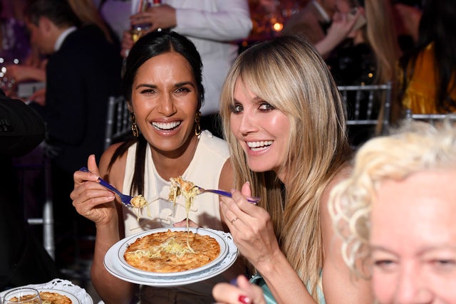 Padma Lakshmi and Heidi Klum 