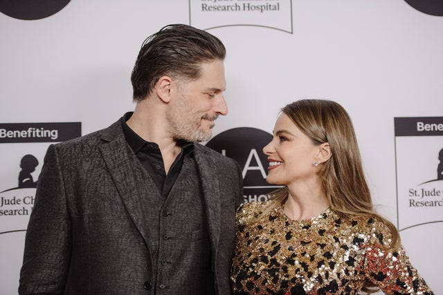 Joe Manganiello and Sofia Vergara at the 2020 LA Art Show