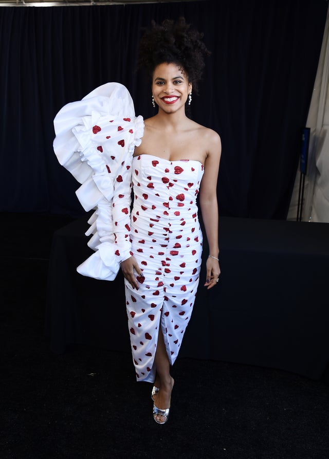 Zazie Beetz at the 2020 Film Independent Spirit Awards 