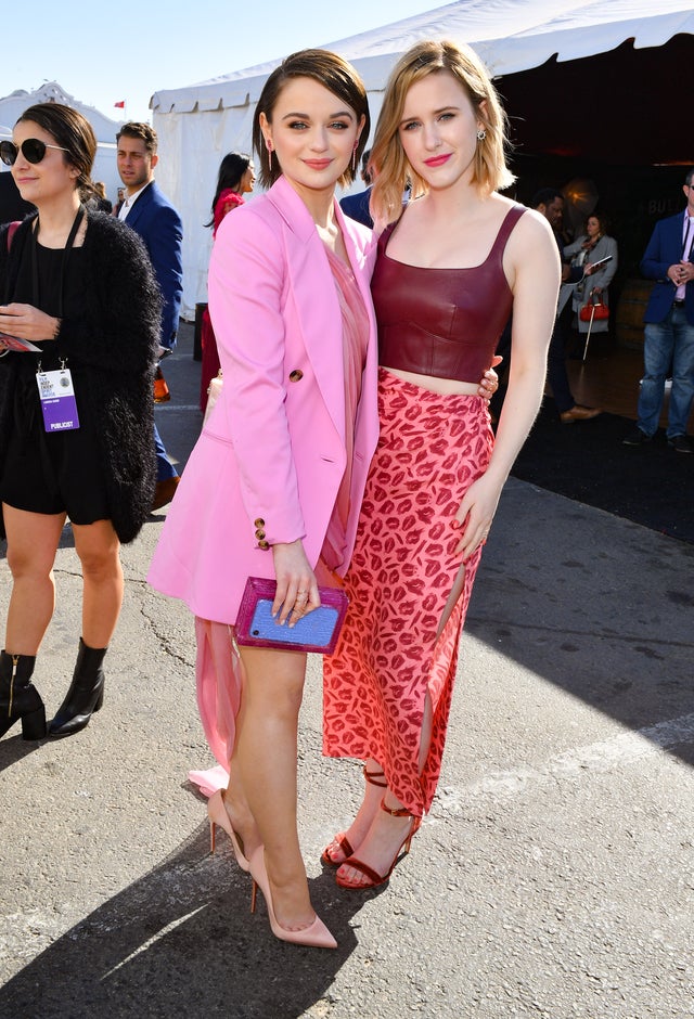 Joey King and Rachel Brosnahan at 2020 Film Independent Spirit Awards