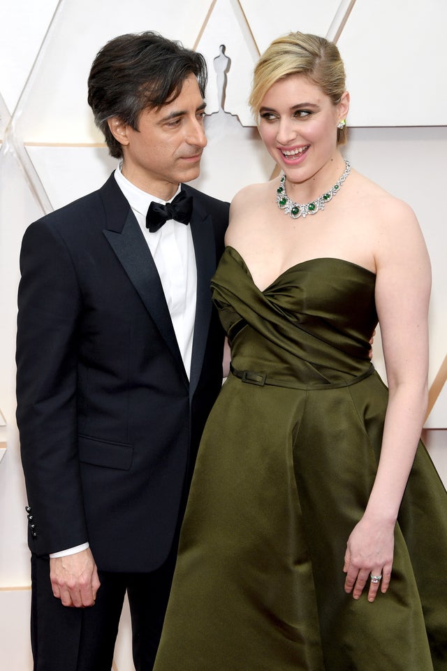 Noah Baumbach and Greta Gerwig at 2020 oscars