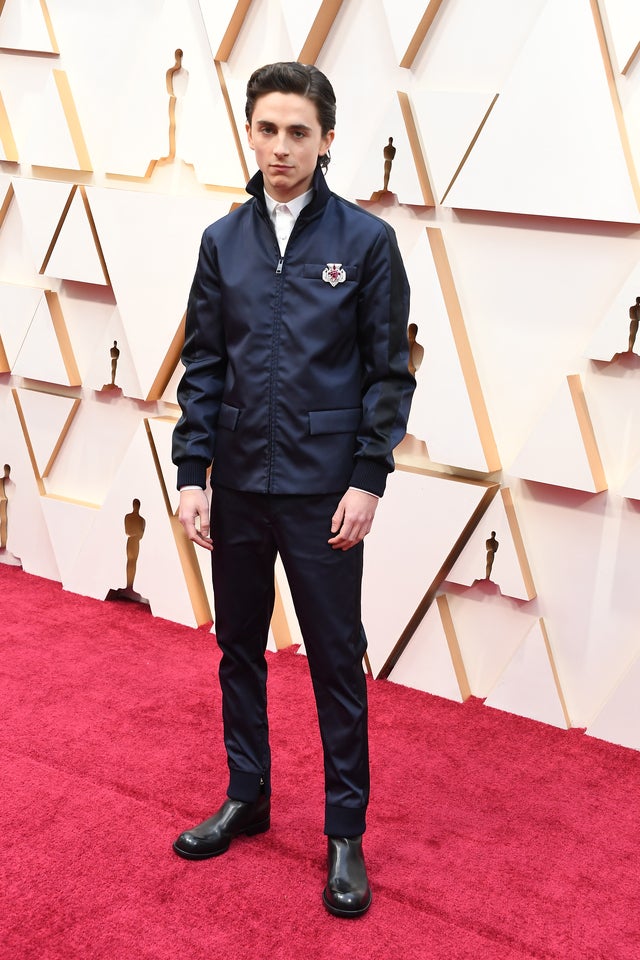 Timothée Chalamet at 2020 oscars