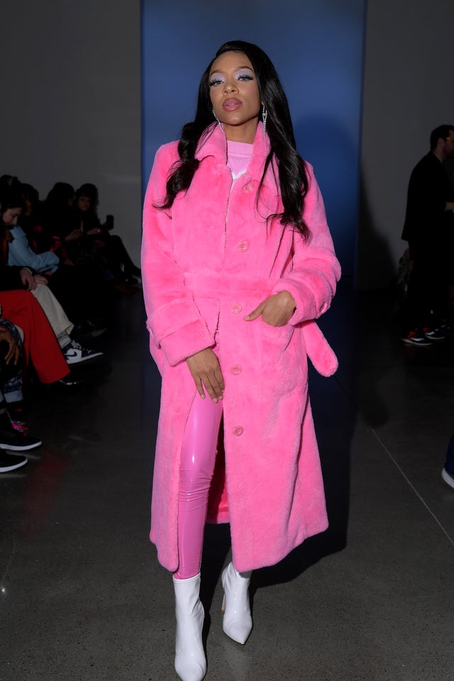 Lil Mama during nyfw