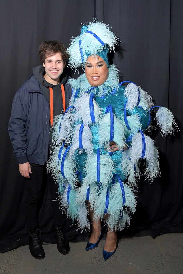 David Dobrik and Patrick Starrr at nyfw