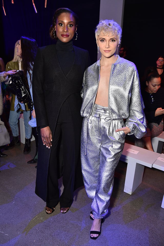 Issa Rae and Alyson Stoner at nyfw