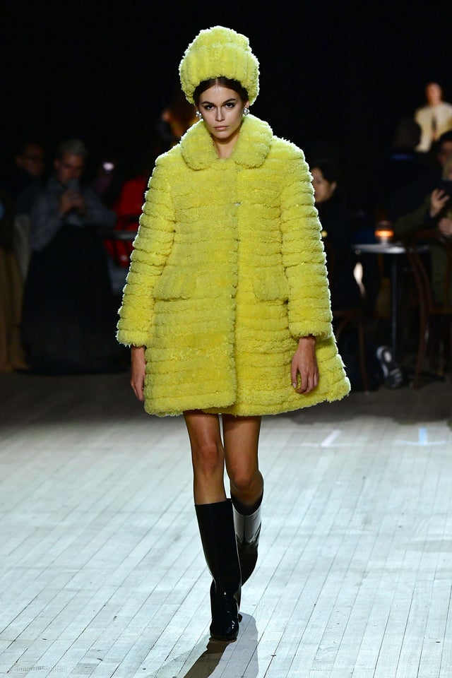 kaia gerber on Marc Jacobs runway