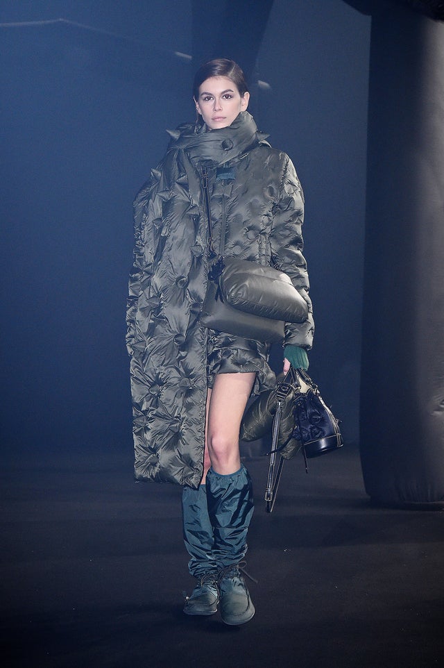 kaia on Moncler runway