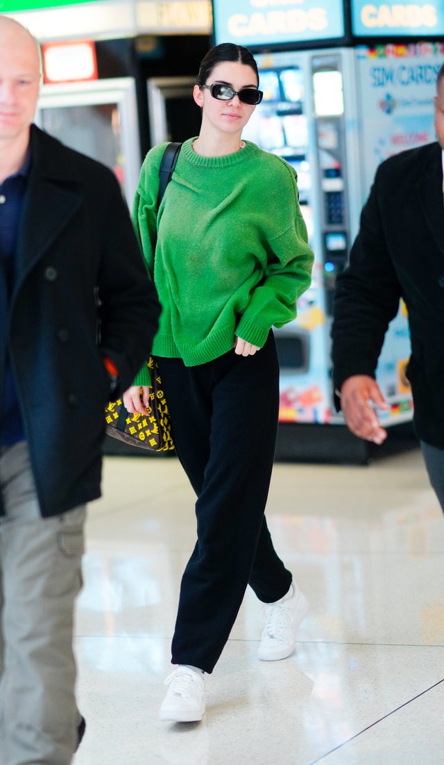 Kendall Jenner at jfk airport