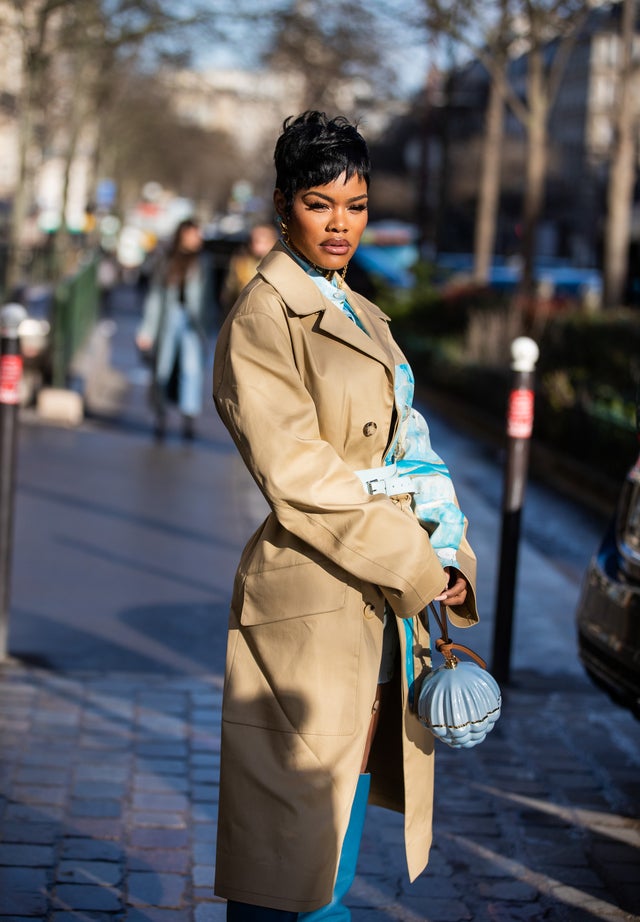 Teyana Taylor at paris fashion week