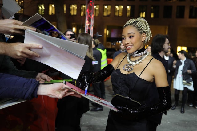 Amandla Stenberg at the Netflix premiere of "The Eddy"