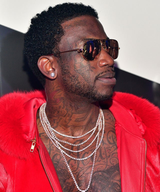 Gucci Mane at "Woptober" Album Release Party in 2016 - ice cream tattoo