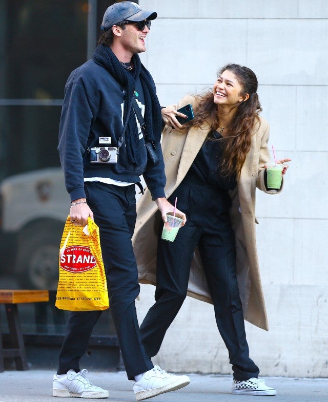 Zendaya s Euphoria Co Star Jacob Elordi Gives Her a Sweet Kiss