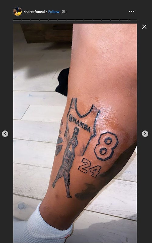 Vanessa Bryant pays homage to her late husband Kobe Bryant's nickname and  gets a 'Mambacita' tattoo | Daily Mail Online