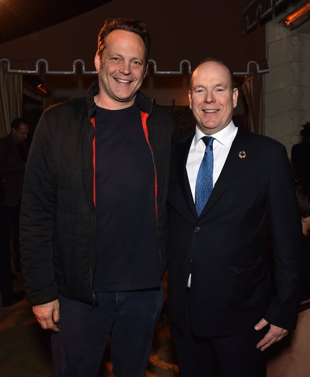 Vince Vaughn and Prince Albert II of Monaco