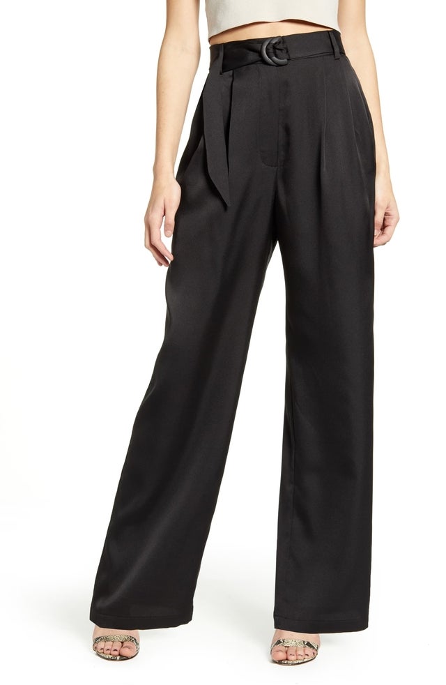 Ellyn Belted Pleated Trousers