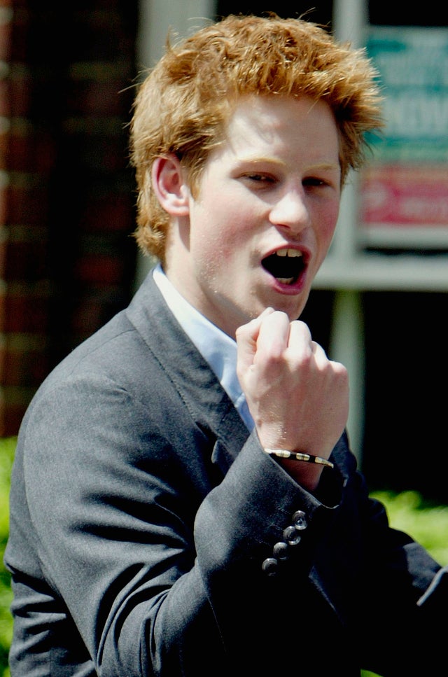 prince harry leaves eton in 2003