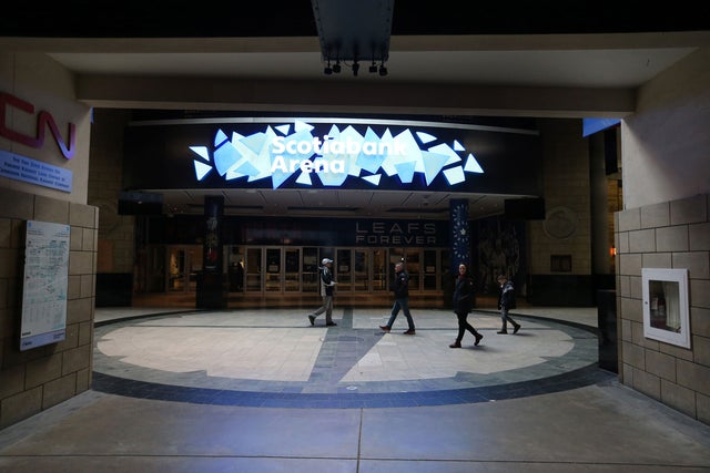 Scotiabank Arena empty