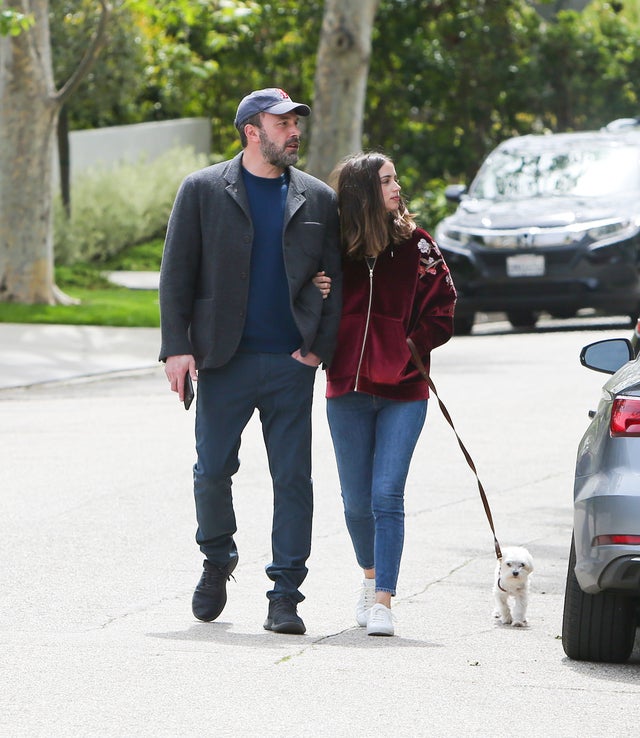 Ben Affleck and Ana de Armas in LA on 3/28