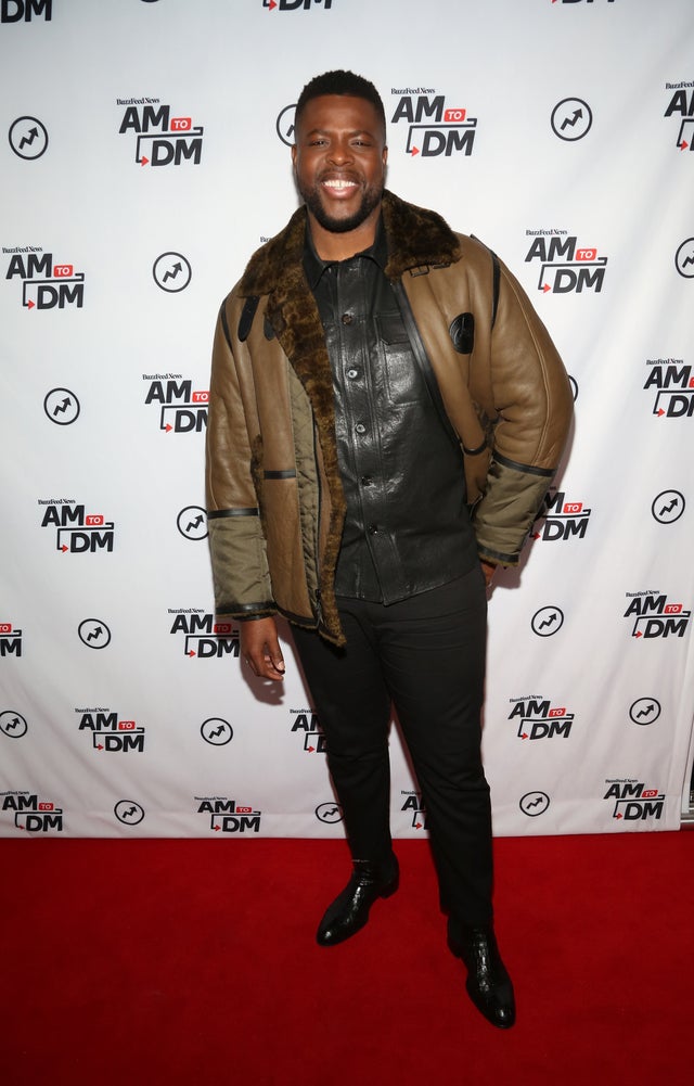 Winston Duke at BuzzFeed's "AM To DM"