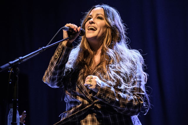 Alanis Morissette performs at O2 Shepherd's Bush Empire in london