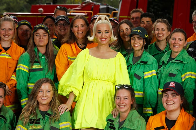Katy Perry Performs Fight On Concert For Firefighters And Bushfire Victims In Regional Victoria