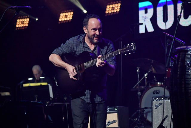 Dave Matthews performs onstage during the Fourth Annual LOVE ROCKS NYC Benefit Concert