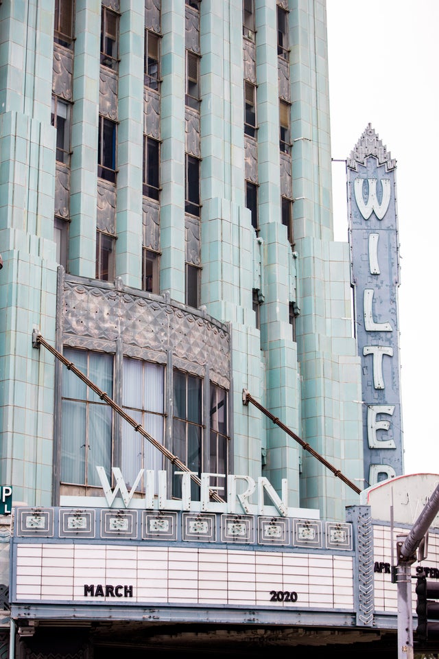 wiltern theater empty marquee