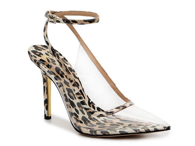 Leopard print discount heels dsw