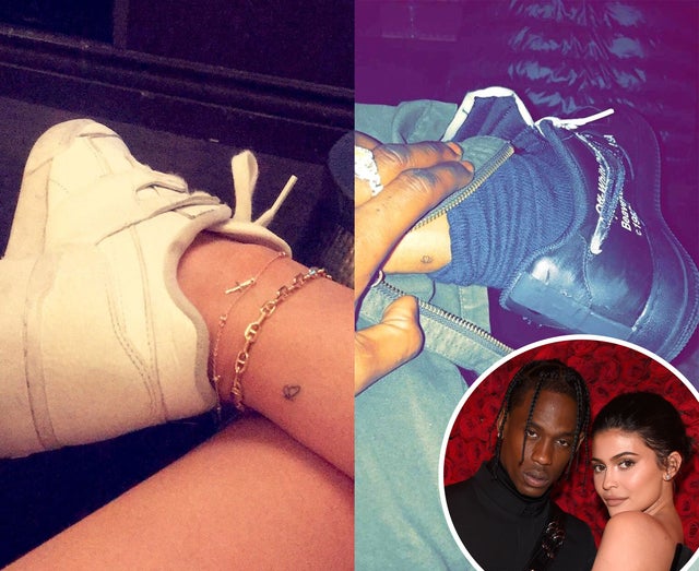 kylie jenner and travis scott matching tattoo