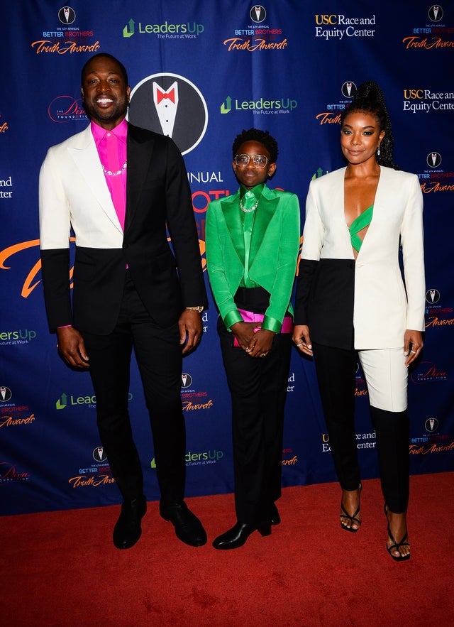 Dwyane Wade, Zaya Wade and Gabrielle Union at The Sixth Annual Truth Awards